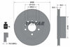 Textar Rear Brake Disc Vented 92144900 286mm thumbnail