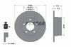 Textar Rear Brake Disc Pro Solid 92146003 280mm thumbnail