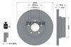 Textar Rear Brake Disc Pro Vented 92146303 324mm thumbnail