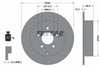 Textar Rear Brake Disc Pro Solid 92148403 302mm thumbnail