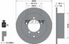 Textar Rear Brake Disc Solid 92148600 262mm thumbnail