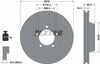 Textar Front Coated High-Carbon Brake Disc Pro+ Perforated Vented 92149905 330mm thumbnail