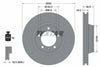 Textar Front Coated High-Carbon Brake Disc Pro+ Perforated Vented 92150005 330mm thumbnail