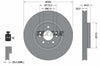 Textar Front Coated High-Carbon Brake Disc Pro+ Vented 92150605 330mm thumbnail