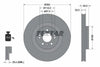 Textar Front Coated High-Carbon Brake Disc Pro+ Vented 92150705 350mm thumbnail
