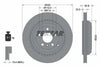 Textar Rear Brake Disc Pro Vented 92150903 330mm thumbnail
