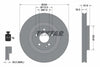 Textar Front Coated High-Carbon Brake Disc Pro+ Vented 92151705 334mm thumbnail