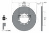 Textar Rear Brake Disc Pro Solid 92152003 280mm thumbnail