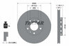Textar Rear Brake Disc Vented 92152200 280mm thumbnail