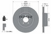 Textar Rear Brake Disc Pro Vented 92155203 370mm thumbnail