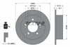 Textar Rear Brake Disc Pro Solid 92156803 262mm thumbnail