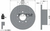 Textar Rear Brake Disc Solid 92157600 300mm thumbnail