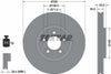 Textar Front Coated Brake Disc Pro Vented 92158703 320mm thumbnail