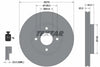Textar Front Coated Brake Disc Pro Vented 92159003 278mm thumbnail