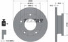 Textar Rear Brake Disc Pro Solid 92159103 280mm thumbnail
