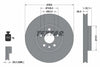 Textar Front Coated High-Carbon Brake Disc Pro+ Vented 92159205 300mm thumbnail