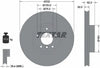 Textar Front Coated High-Carbon Brake Disc Pro+ Vented 92160805 332mm thumbnail