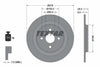 Textar Rear Brake Disc Pro Solid 92161903 278mm thumbnail