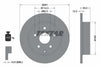 Textar Rear Brake Disc Pro Solid 92162103 281mm thumbnail