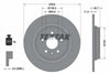 Textar Rear Brake Disc Pro Solid 92162903 302mm thumbnail