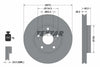 Textar Front Coated Brake Disc Pro Vented 92163703 273mm thumbnail