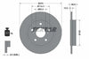 Textar Rear Brake Disc Pro Solid 92164003 270mm thumbnail