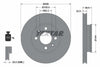 Textar Front Coated Brake Disc Pro Vented 92164703 256mm thumbnail