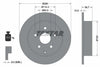 Textar Rear Brake Disc Pro Solid 92164803 290mm thumbnail