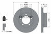 Textar Front Coated High-Carbon Brake Disc Pro+ Vented 92165205 298mm thumbnail