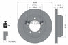 Textar Rear Brake Disc Pro Perforated Vented 92165303 299mm thumbnail