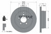Textar Rear Brake Disc Pro Vented 92165503 303mm thumbnail