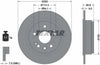 Textar Rear Brake Disc Pro Solid 92165703 282mm thumbnail