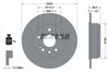 Textar Rear Brake Disc Pro Solid 92165703 282mm thumbnail
