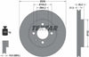 Textar Front Coated Brake Disc Pro Vented 92165903 258mm thumbnail