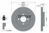 Textar Front Coated Brake Disc Pro Vented 92165903 258mm thumbnail