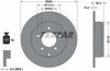 Textar Rear Brake Disc Solid 92166600 284mm thumbnail