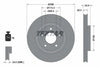 Textar Front Coated Brake Disc Pro Vented 92167403 296mm thumbnail