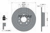 Textar Rear Brake Disc Pro Solid 92167603 278mm thumbnail
