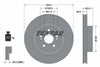Textar Front Coated Brake Disc Pro Vented 92167703 312mm thumbnail