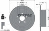 Textar Rear Brake Disc Solid 92167800 274mm thumbnail