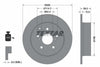 Textar Rear Brake Disc Pro Solid 92168103 280mm thumbnail