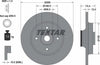 Textar Rear Brake Disc Pro Solid 92168703 268mm thumbnail