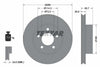 Textar Front Coated Brake Disc Pro Vented 92169003 286mm thumbnail