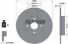Textar Rear Brake Disc Pro Solid 92169203 266mm thumbnail