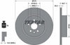 Textar Rear Brake Disc Pro Vented 92169503 315mm thumbnail
