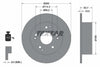 Textar Rear Brake Disc Pro Solid 92169703 260mm thumbnail