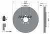 Textar Front Coated Brake Disc Pro Vented 92170303 325mm thumbnail