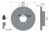 Textar Rear Brake Disc Pro Vented 92170603 300mm thumbnail