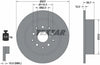 Textar Rear Brake Disc Pro Solid 92170803 307mm thumbnail