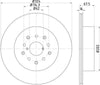 Textar Rear Brake Disc Pro Vented 92170903 324mm thumbnail